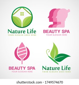Belleza Spa Sencillo Símbolo De Icono Único Logo Para La Industria Empresarial