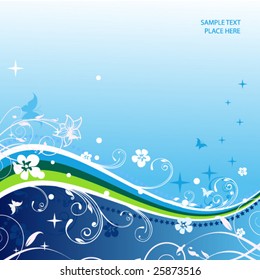 Beauty spring card