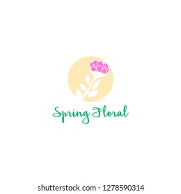 Beauty Spring Floral Logo Template