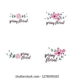 Beauty Spring Floral Logo Template