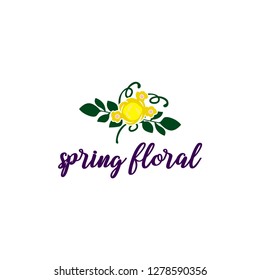 Beauty Spring Floral Logo Template