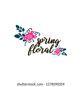 Beauty Spring Floral Logo Template