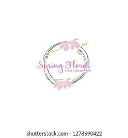 Beauty Spring Floral Logo Template