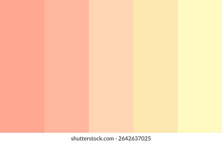 Beauty Sunset Pink Cream Color Palette