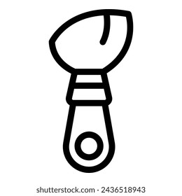 Beauty supplies icon outline vector. Cosmetics makeup. Salon paintbrush palette