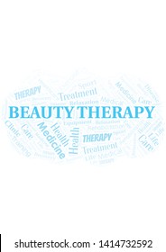 Beauty Therapy word cloud. Wordcloud made with text only.