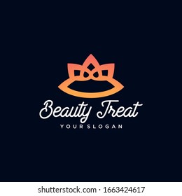 Beauty Treatment Logo Vector Template