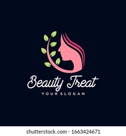 Beauty Treatment Logo Vector Template