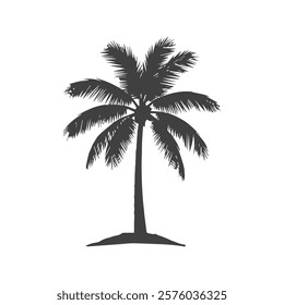 The Beauty of Tropical Coconut Tree Silhouettes