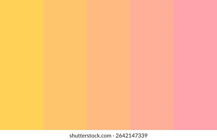 Beauty Vaporwave Sunrise Color Palette