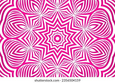 Gradiente caleidoscopio vectorial de belleza eligen el arte de la línea de círculo con diseño dinámico y lujoso 
