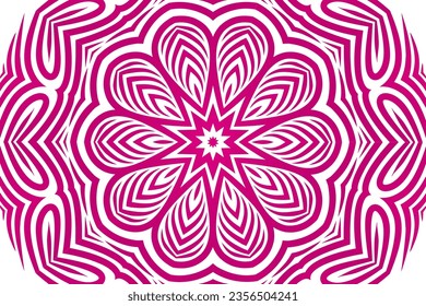 Beauty vector caleidoscope gradient elips love circle line art with dynamic anda luxurious design 
