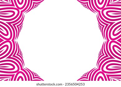 Beauty vector caleidoscope gradient elips love circle line art with dynamic anda luxurious design 
