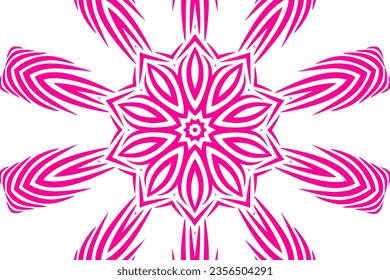 Gradiente caleidoscopio vectorial de belleza eligen el arte de la línea de círculo con diseño dinámico y lujoso 
