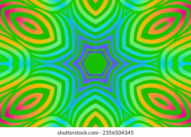 Beauty vector caleidoscope gradient elips love circle line art with dynamic anda luxurious design 
