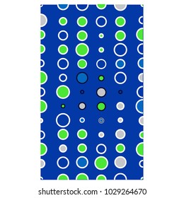 Beauty vector cover art. Line and shape pattern background.