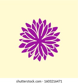 Beauty Vector Flower Design Logo Template Icon