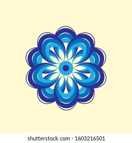 Beauty Vector Flower Design Logo Template Icon