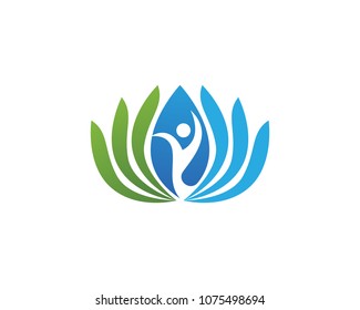 Beauty Vector flowers design logo Template icon