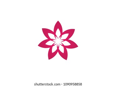 Beauty Vector flowers design logo Template icon