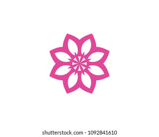 Beauty Vector  flowers design logo Template icon