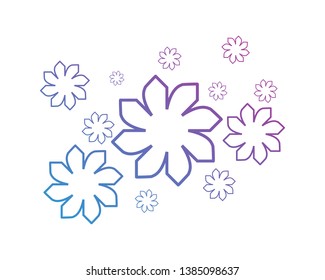 Beauty Vector flowers design logo Template icon