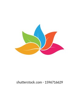 Beauty Vector flowers design logo Template icon