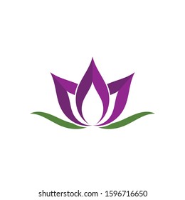 Beauty Vector flowers design logo Template icon