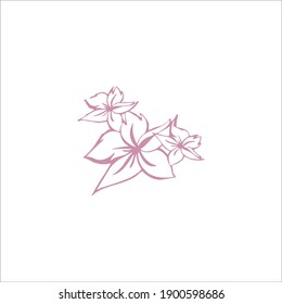 Beauty Vector flowers design logo Template icon
