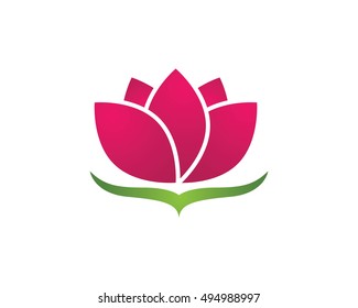 Beauty Vector flowers design logo Template icon