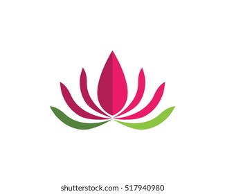Beauty Vector flowers design logo Template icon