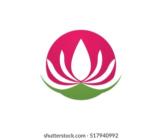 Beauty Vector flowers design logo Template icon