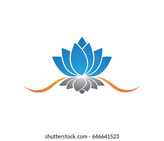 Beauty Vector flowers design logo Template icon