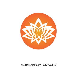 Beauty Vector flowers design logo Template icon