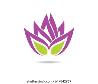 Beauty Vector flowers design logo Template icon
