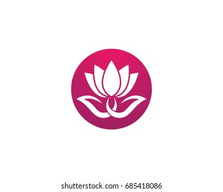 Beauty Vector flowers design logo Template icon