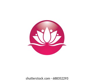 Beauty Vector flowers design logo Template icon