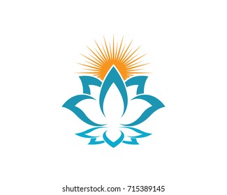 Beauty Vector flowers design logo Template icon