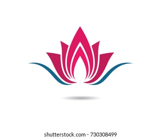 Beauty Vector flowers design logo Template icon
