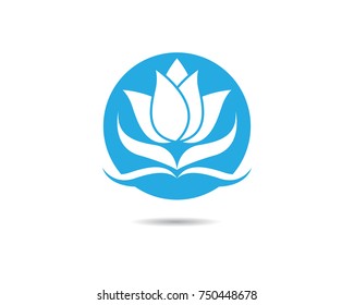 Beauty Vector flowers design logo Template icon