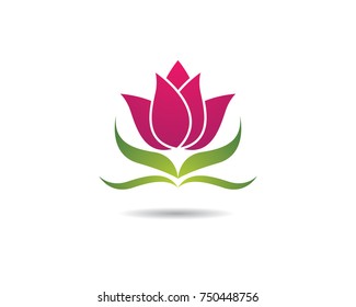 Beauty Vector flowers design logo Template icon