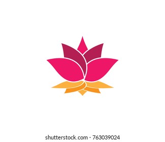 Beauty Vector flowers design logo Template icon