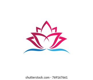 Beauty Vector flowers design logo Template icon