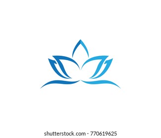 Beauty Vector flowers design logo Template icon
