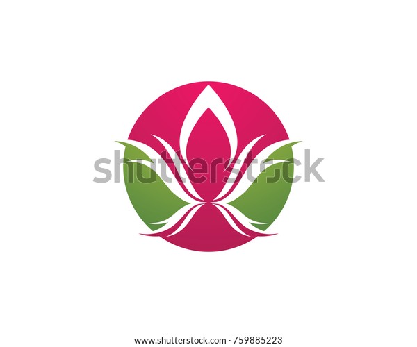Beauty Vector Blumen Design Logo Vorlage Stock Vektorgrafik Lizenzfrei