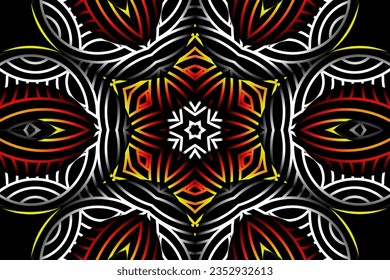 Beauty vector graphic beautiful geometric line art with a luxurious and dynamic design resembling a cobweb
