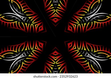 Beauty vector graphic beautiful geometric line art with a luxurious and dynamic design resembling a cobweb
