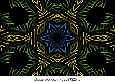 Beauty vector graphic beautiful geometric line art with a luxurious and dynamic design resembling a cobweb
