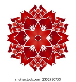 Beauty vector graphics of beautiful red rose petals with a luxurious and dynamic design