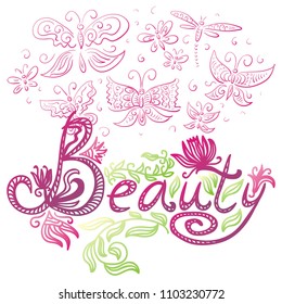 Beauty. Vector illustration